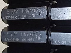 JUNWAVE台灣 CV-04-50 單向閥CV-03/04/06/08/10/12 /16-05/50 CI